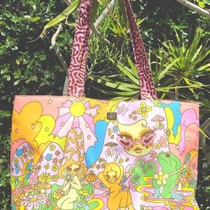 Valfre Multicolor Graphic Tote Bag